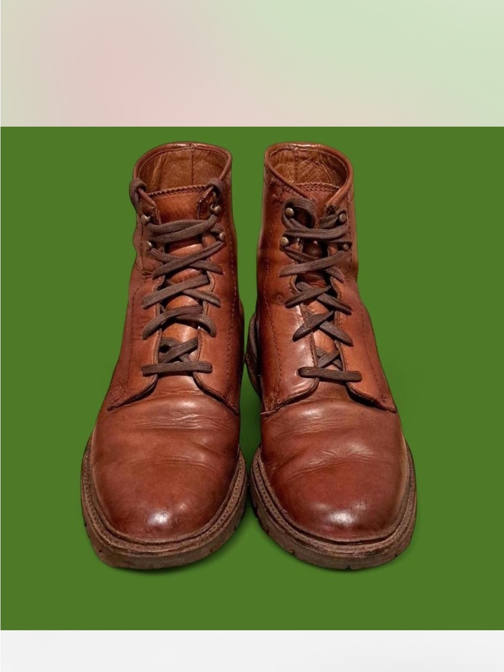 Frye James Lug lace up boot 8